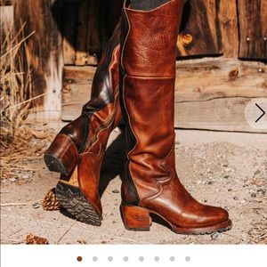 Freebird Calgary boot in cognac, size 8, NIB
